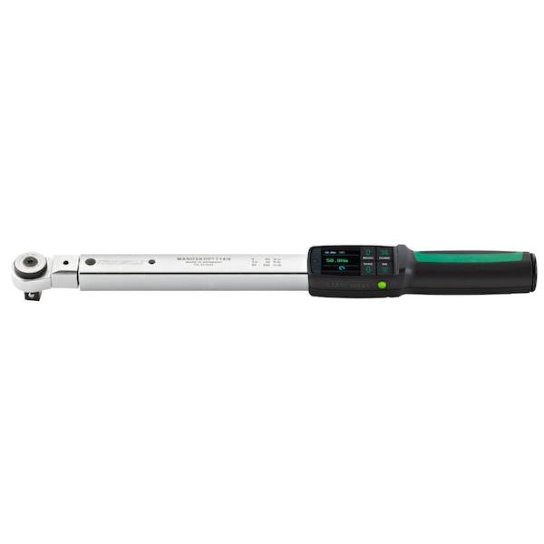 Stahlwille Tools MANOSKOP tightening angle torque wrench w.reversible ratchet insert tool 6-60 Nm sq drive 3/8 96501006 - main